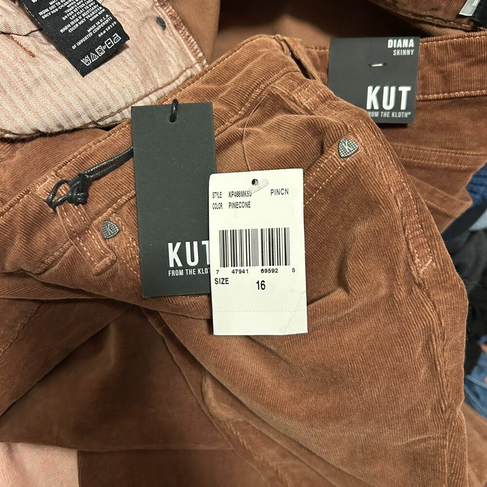 NWT Kut from the Kloth Diana Corduroy Pants - Picture 7 of 8